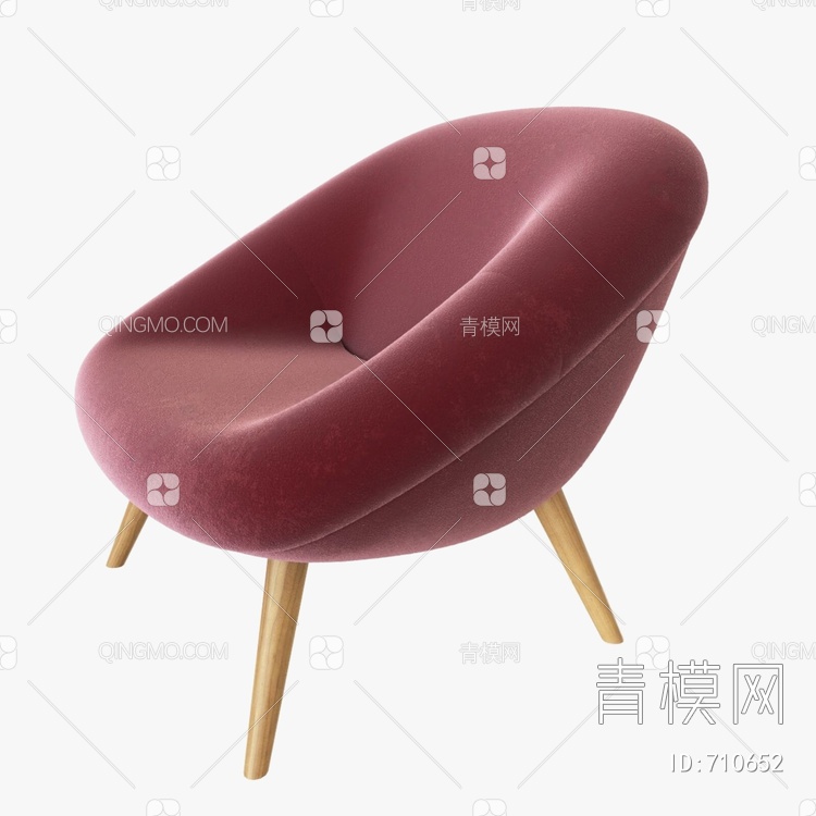 休闲坐椅3D模型下载【ID:710652】