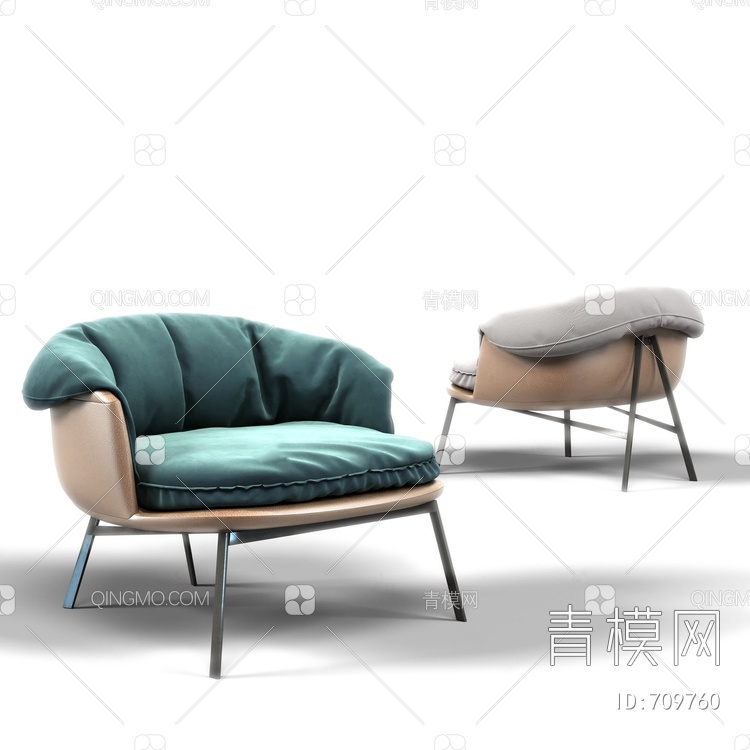 休闲椅3D模型下载【ID:709760】