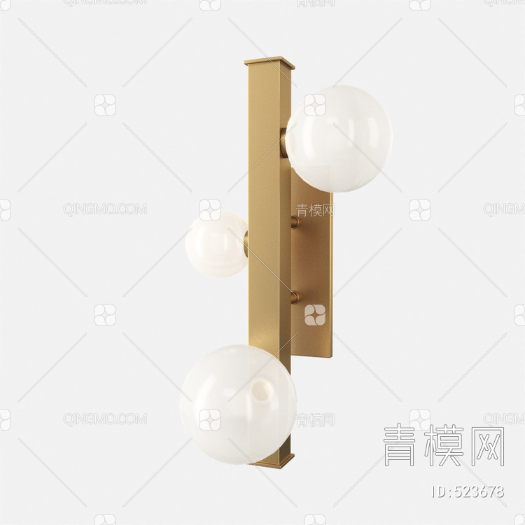 家具壁灯3D模型下载【ID:523678】