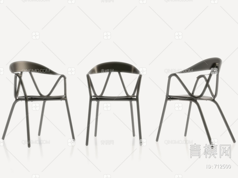 单椅3D模型下载【ID:712500】