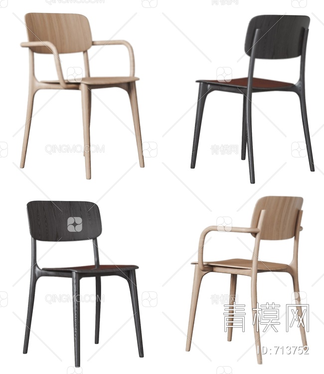单椅3D模型下载【ID:713752】