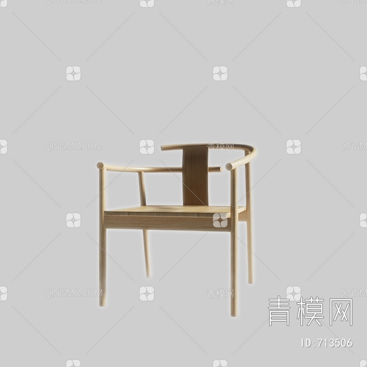 单椅3D模型下载【ID:713506】