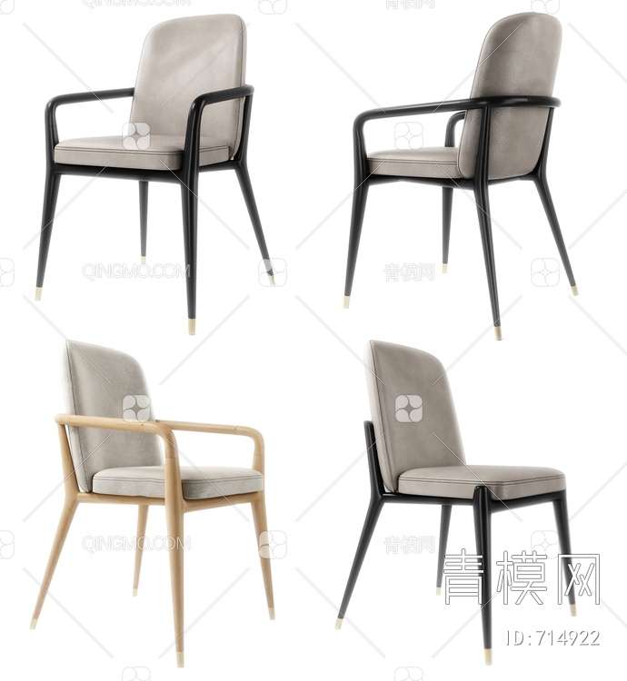 餐椅3D模型下载【ID:714922】