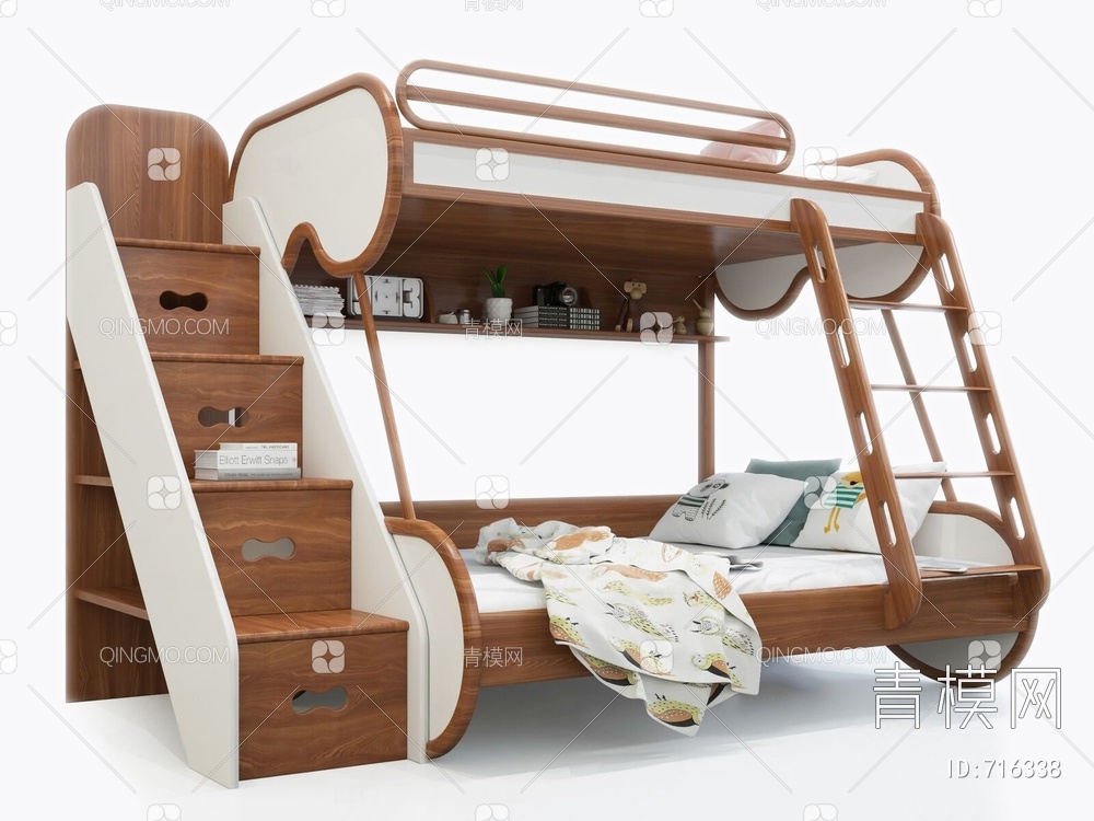 儿童床3D模型下载【ID:716338】