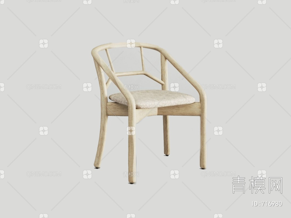 ALMA DESIGN意大利单椅3D模型下载【ID:716980】