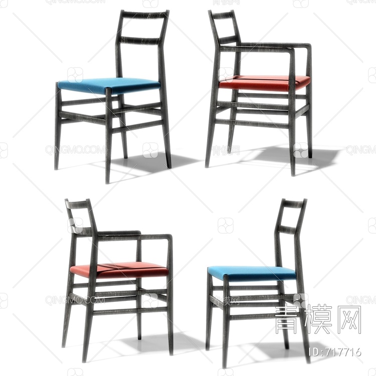 Cassina 单椅3D模型下载【ID:717716】