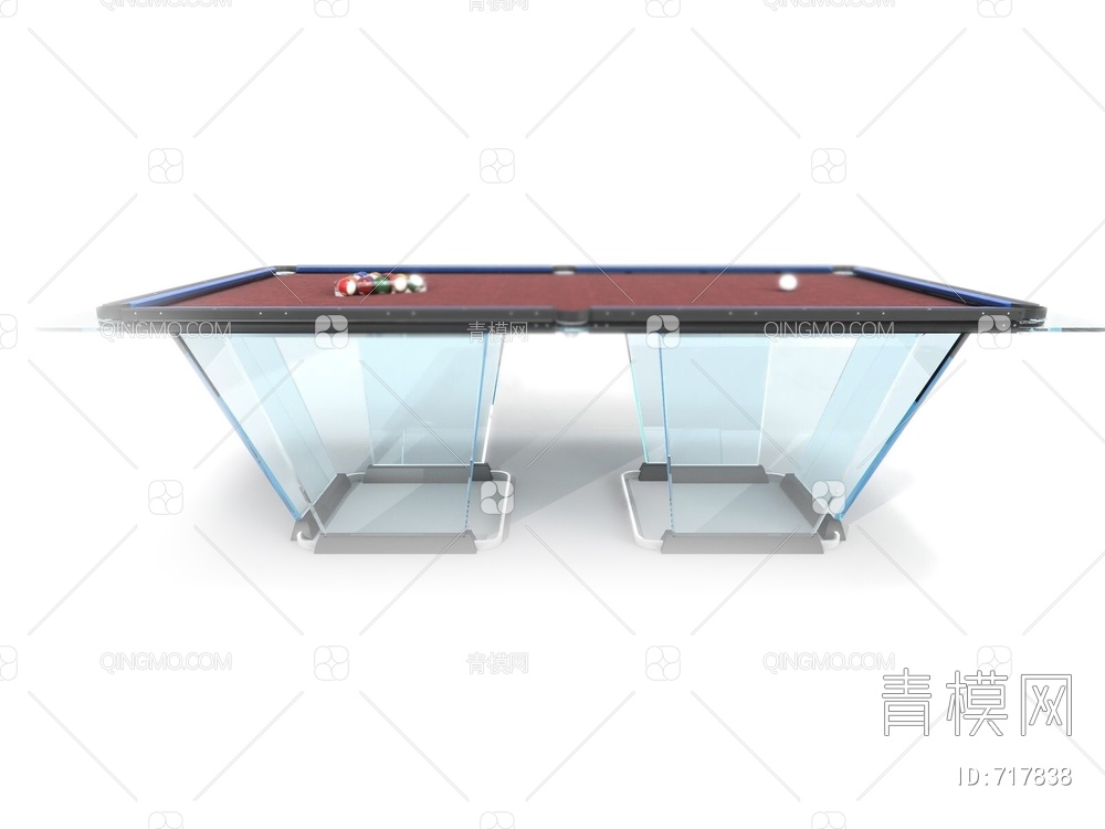 Teckell 台球桌3D模型下载【ID:717838】