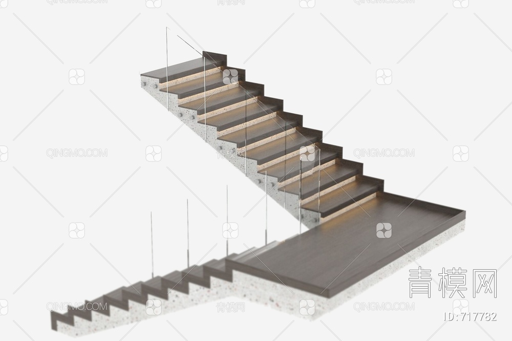 楼梯3D模型下载【ID:717782】