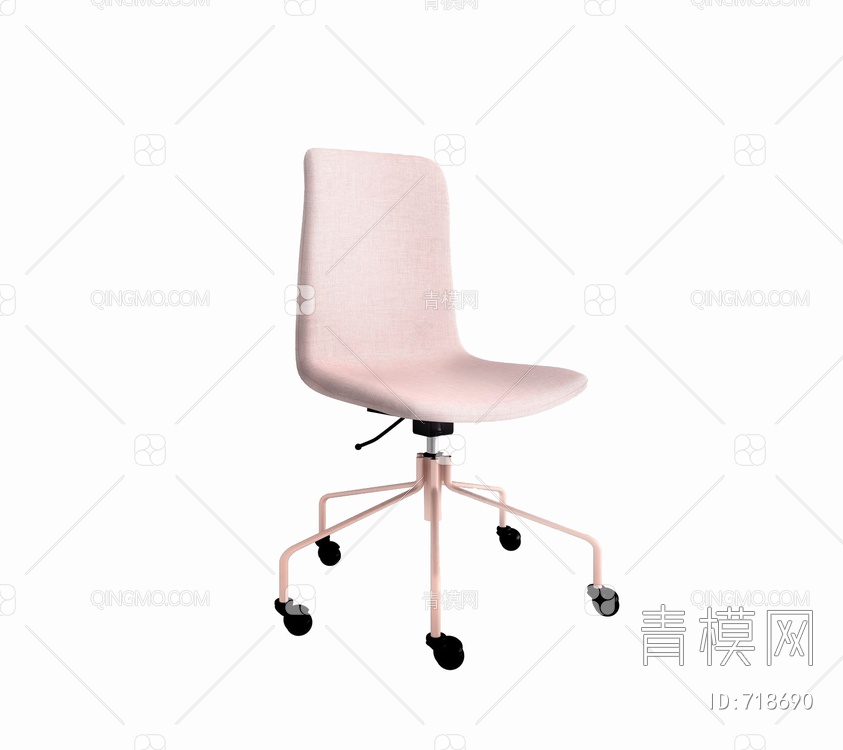 办公椅3D模型下载【ID:718690】