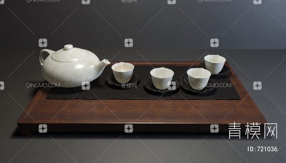 茶具3D模型下载【ID:721036】