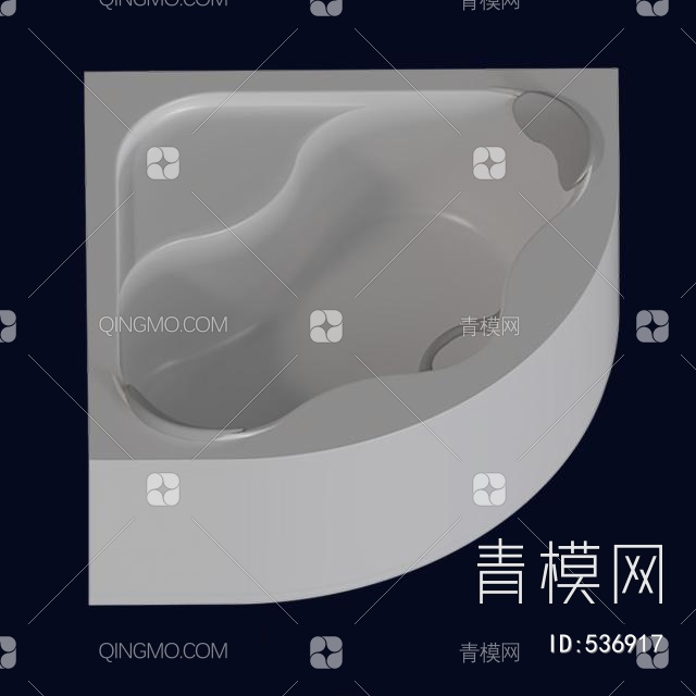 浴缸3D模型下载【ID:536917】
