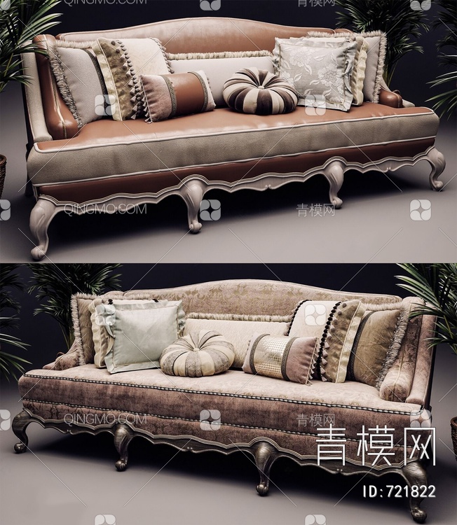 沙发3D模型下载【ID:721822】