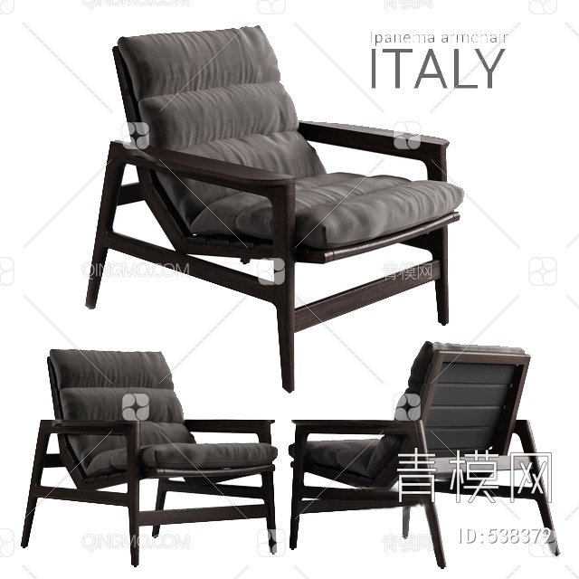 ITALY 扶手椅3D模型下载【ID:538379】