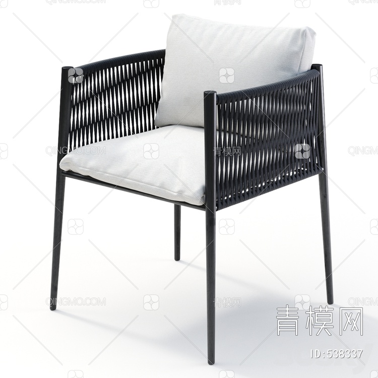 单椅3D模型下载【ID:538337】