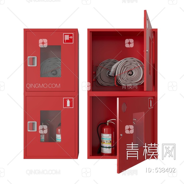 消防器材3D模型下载【ID:538402】