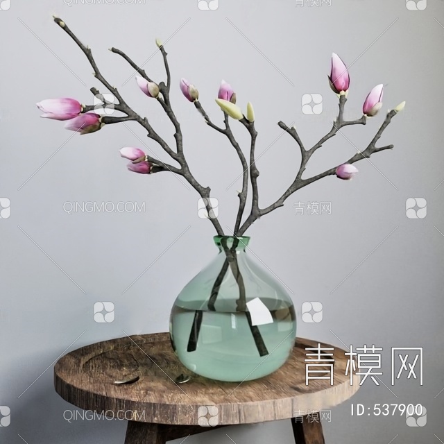 花瓶3D模型下载【ID:537900】