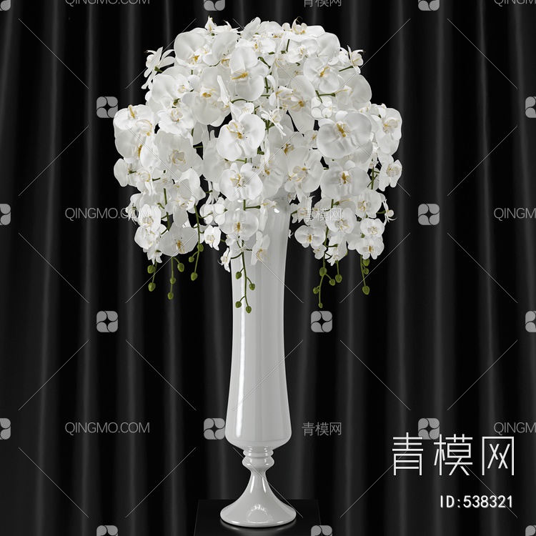 花瓶3D模型下载【ID:538321】