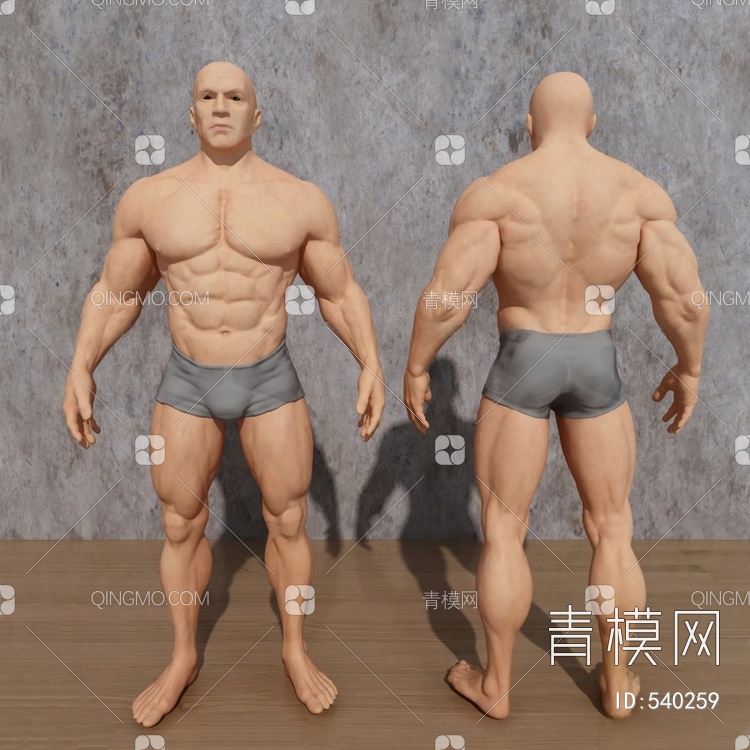 男人3D模型下载【ID:540259】