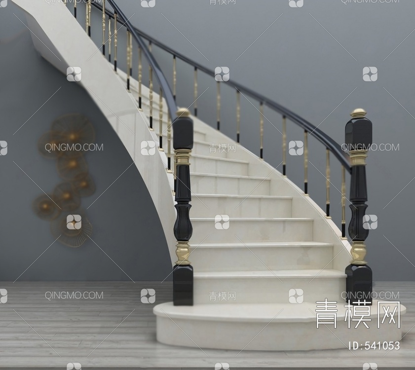 楼梯3D模型下载【ID:541053】
