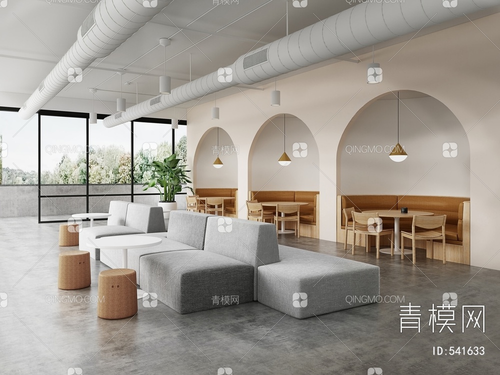 Rapt-Studio设计咖啡厅3D模型下载【ID:541633】