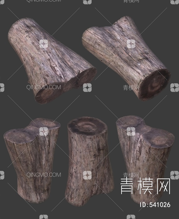 木头3D模型下载【ID:541026】
