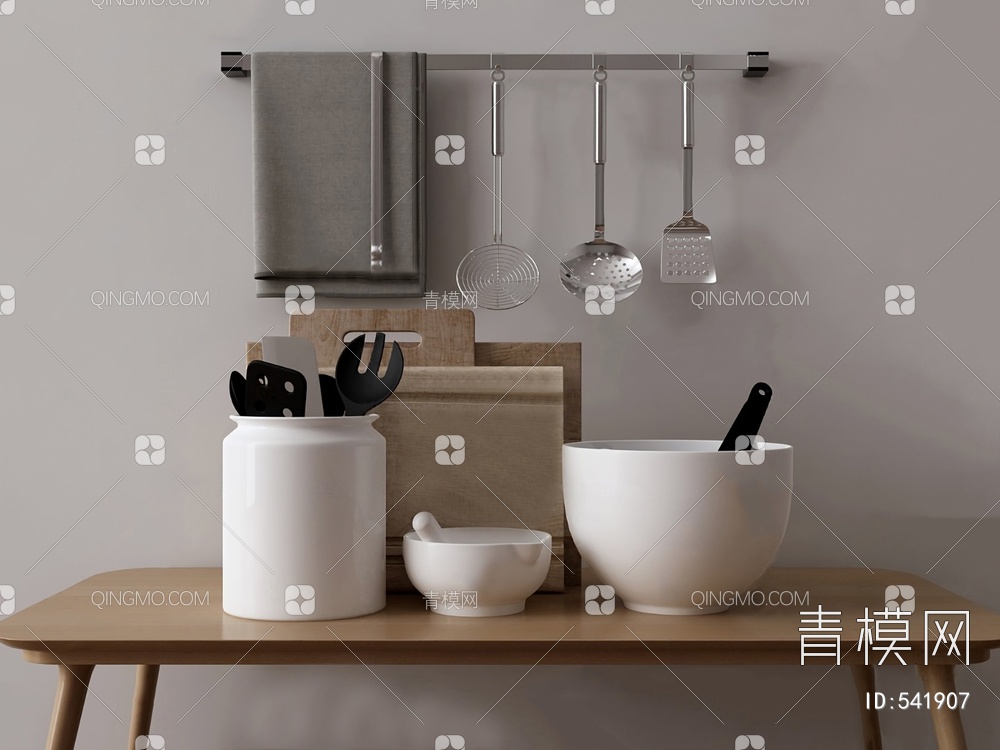 厨房器具3D模型下载【ID:541907】