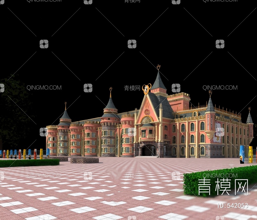 城堡3D模型下载【ID:542053】
