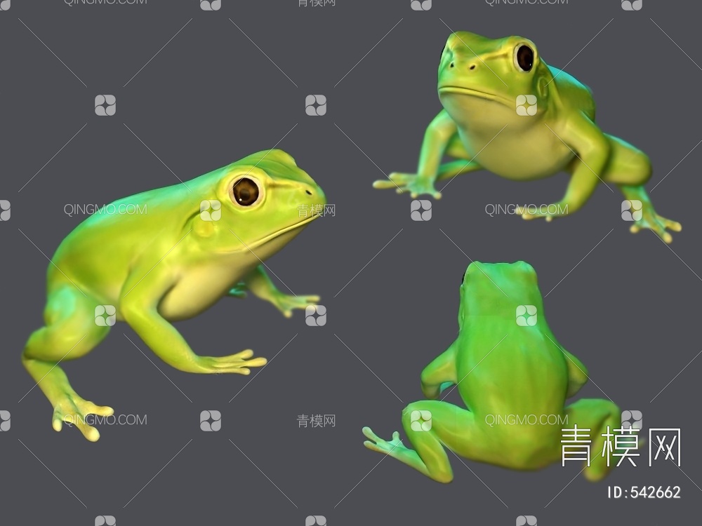 青蛙3D模型下载【ID:542662】