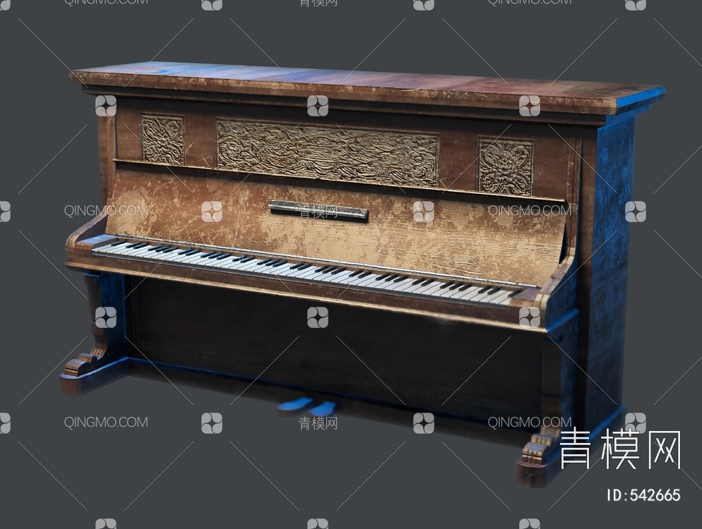 钢琴3D模型下载【ID:542665】