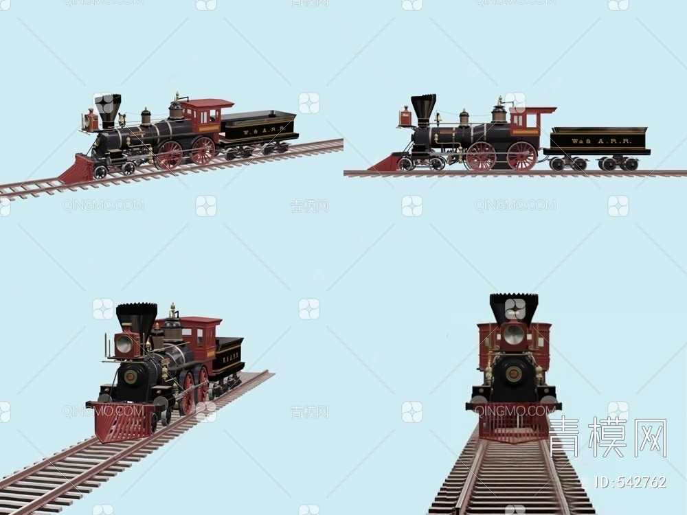 火车3D模型下载【ID:542762】