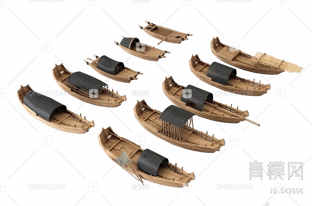 木船3D模型下载【ID:542808】