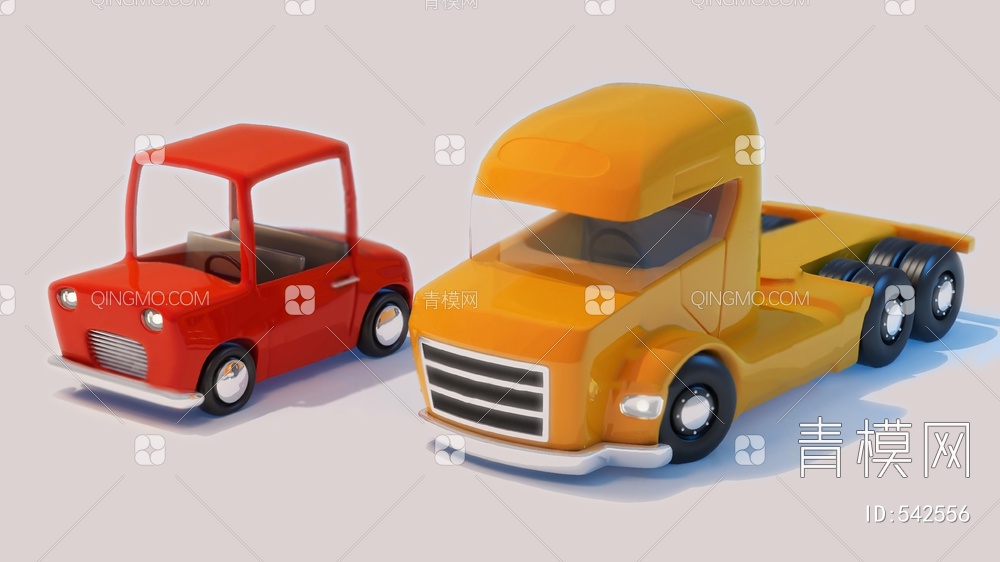 玩具车3D模型下载【ID:542556】