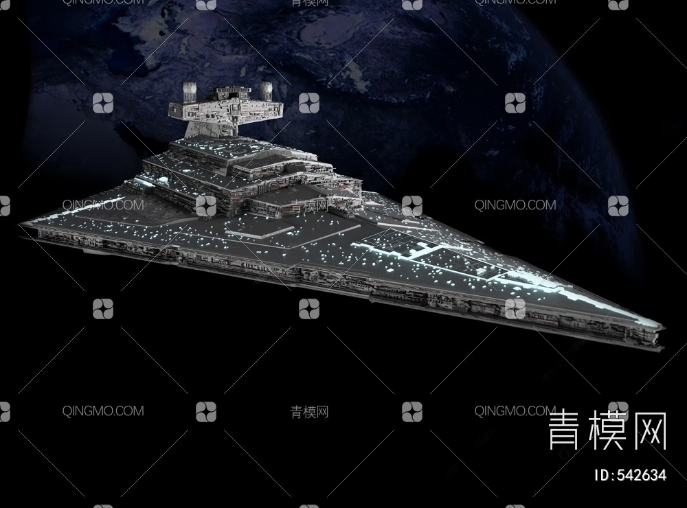 飞船3D模型下载【ID:542634】