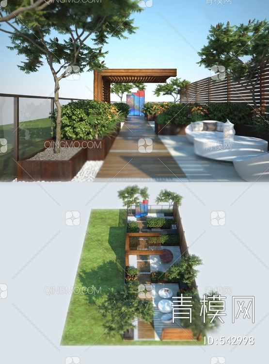 庭院3D模型下载【ID:542998】