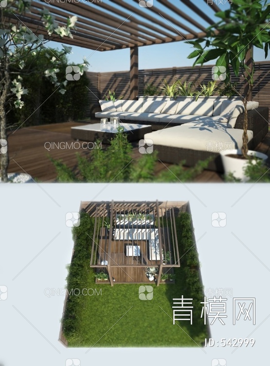 庭院3D模型下载【ID:542999】