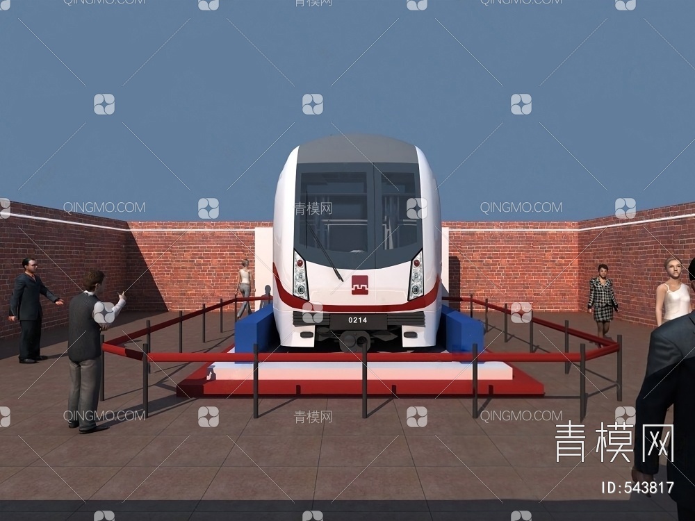 地铁3D模型下载【ID:543817】