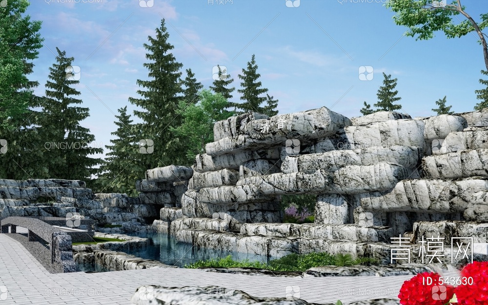 石头3D模型下载【ID:543630】