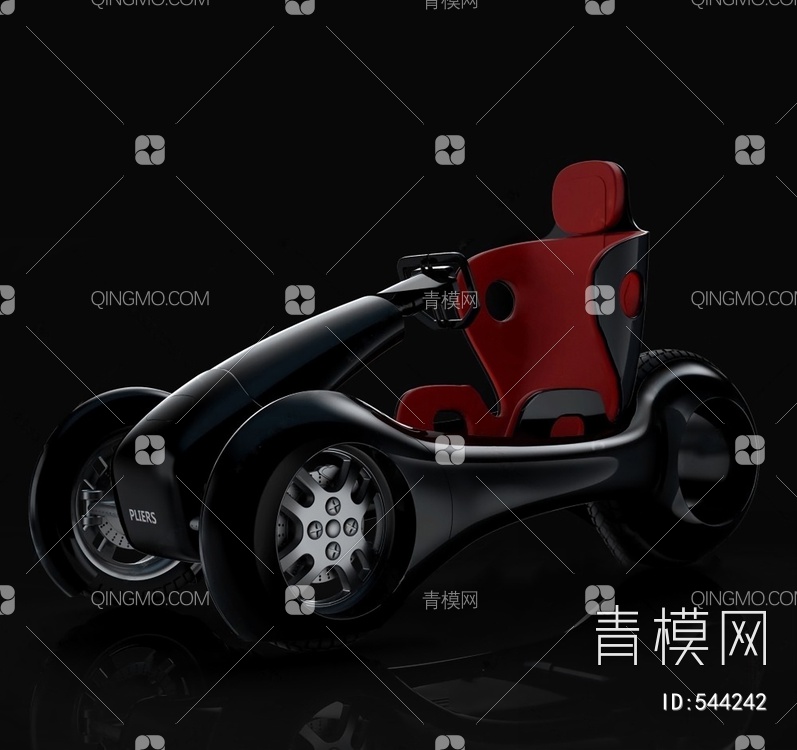 电动车3D模型下载【ID:544242】
