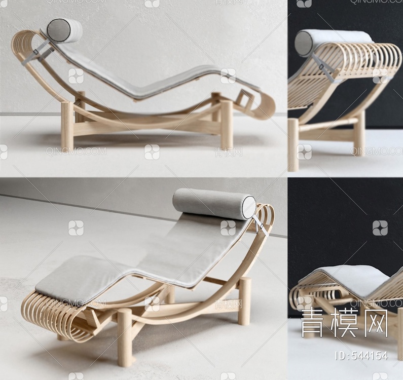 躺椅3D模型下载【ID:544154】