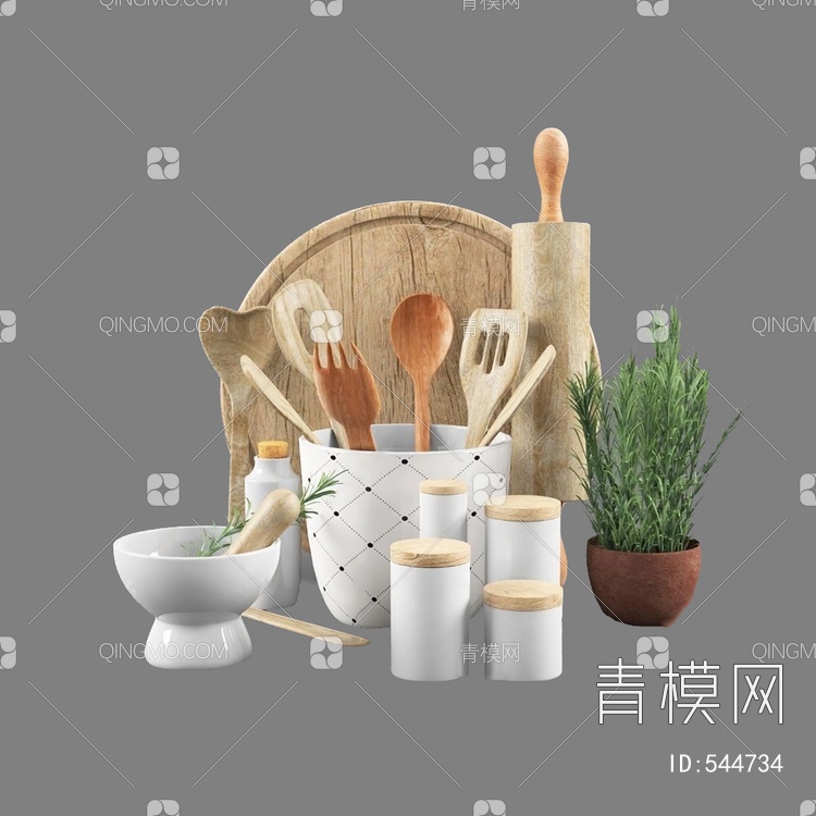 厨具3D模型下载【ID:544734】