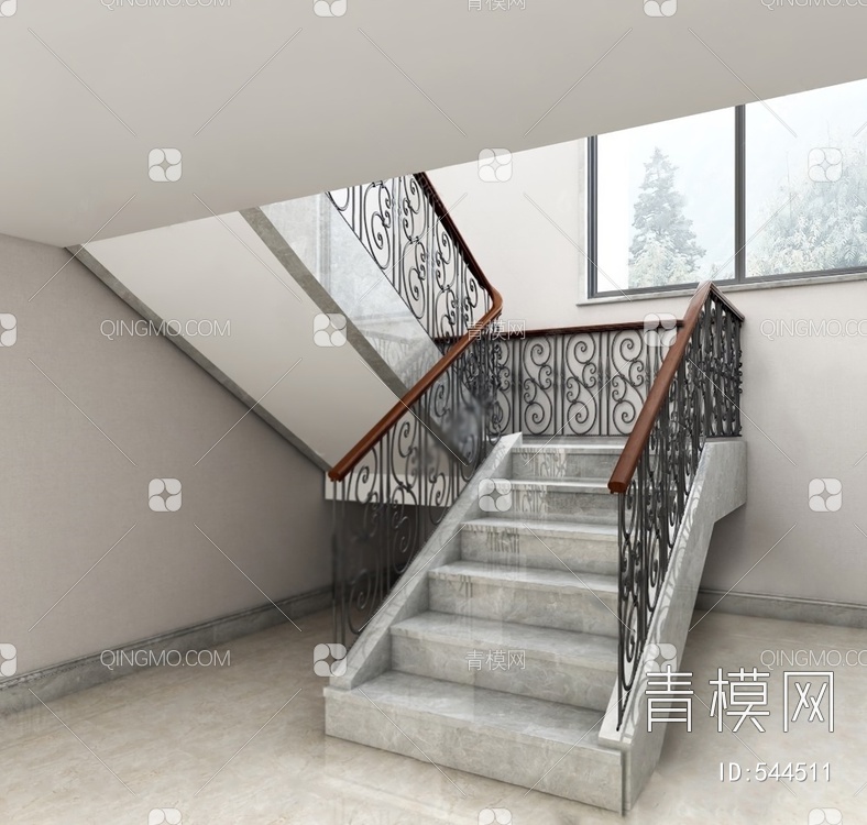 楼梯3D模型下载【ID:544511】