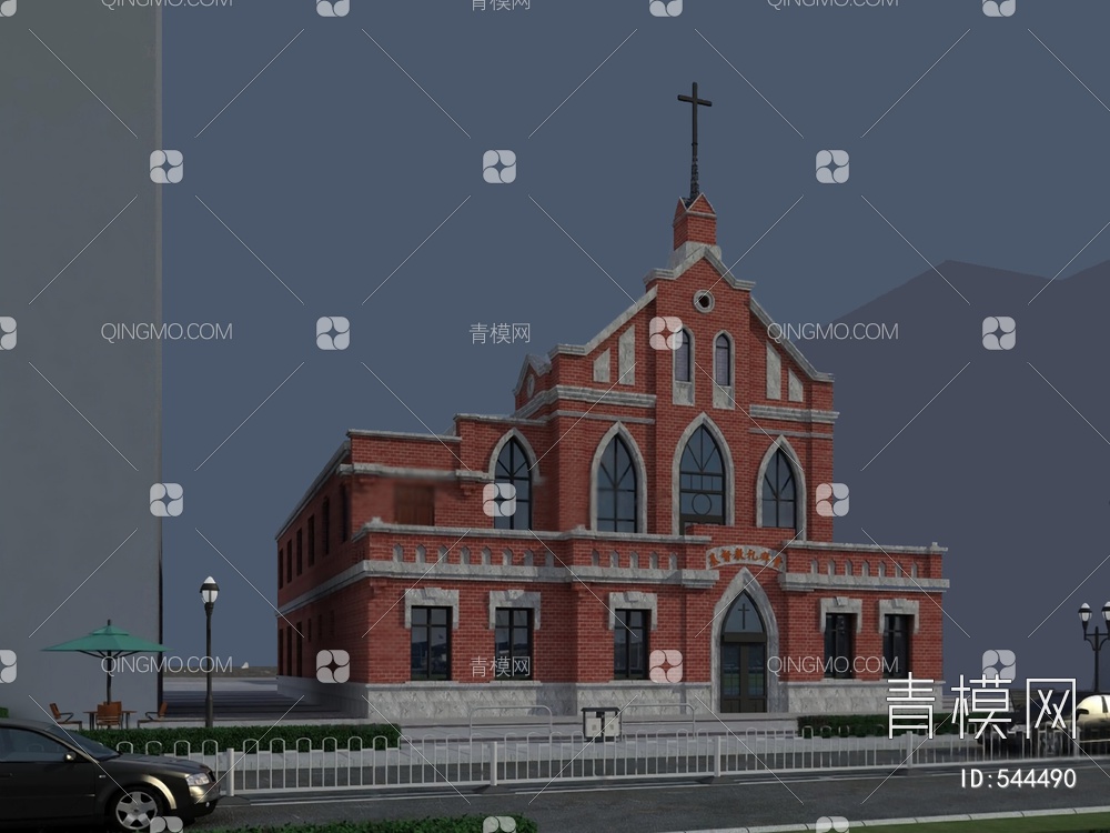 教堂3D模型下载【ID:544490】