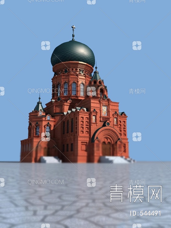 教堂3D模型下载【ID:544491】