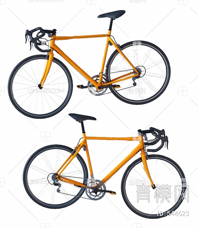 自行车3D模型下载【ID:544623】