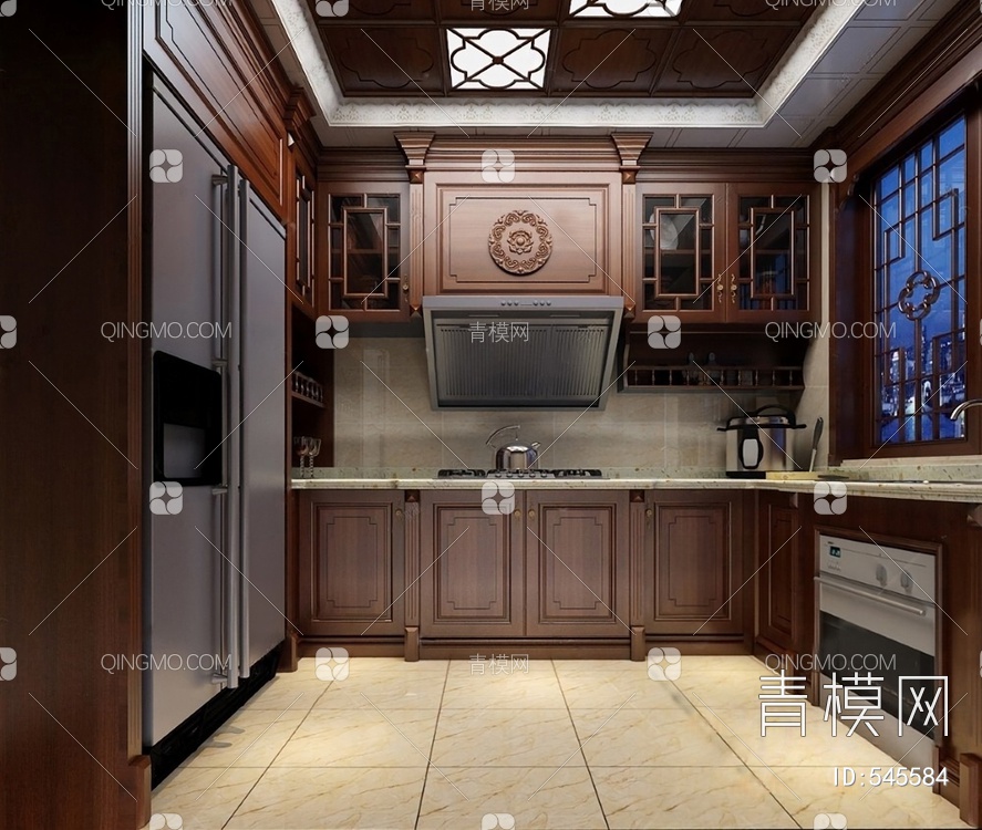 厨房3D模型下载【ID:545584】