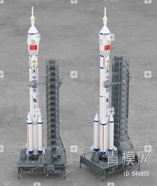火箭发射台3D模型下载【ID:546805】