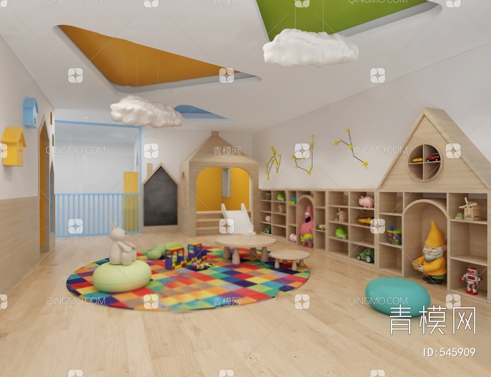 幼儿园3D模型下载【ID:545909】