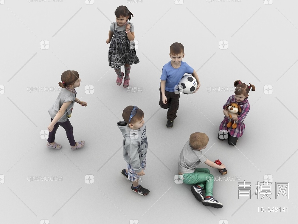 儿童3D模型下载【ID:548141】
