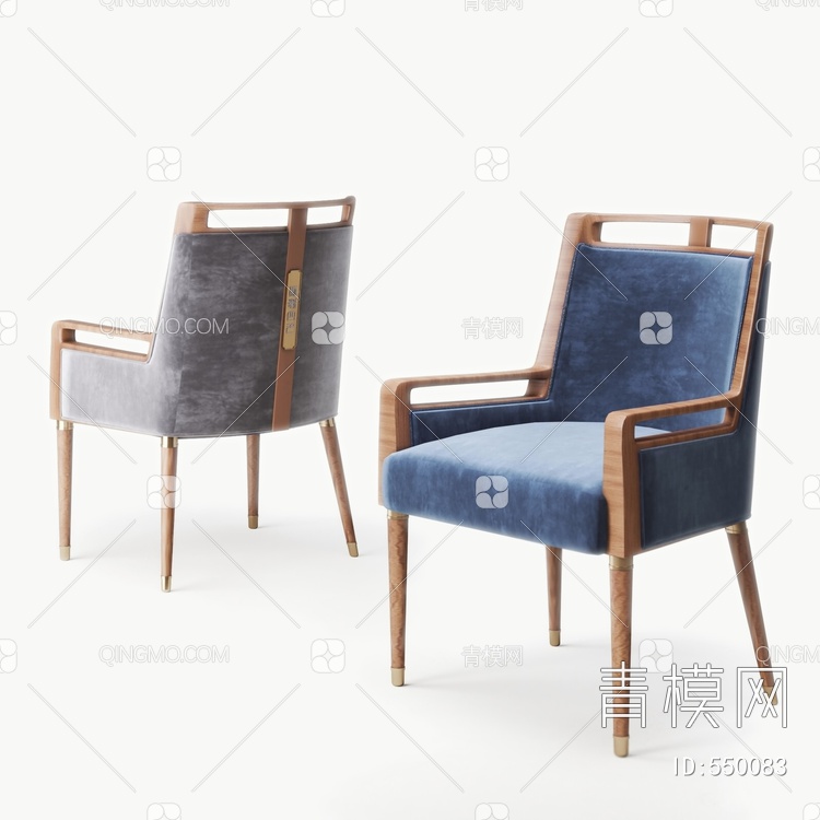 餐椅3D模型下载【ID:550083】