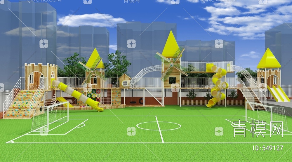 幼儿园3D模型下载【ID:549127】